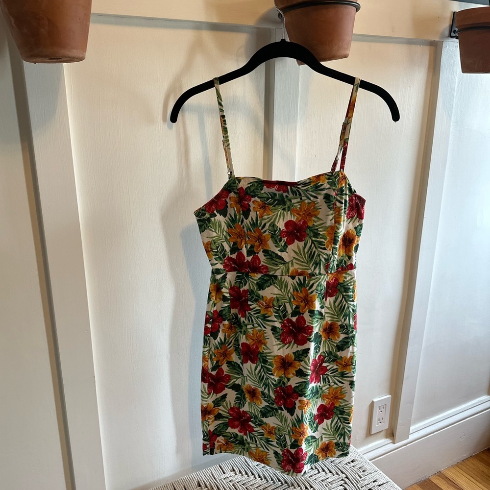 Fun floral mini dress